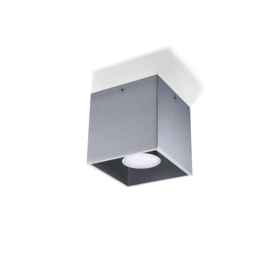 QUAD plafon szary Sollux lighting